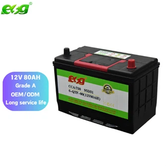 ESG hoher Standard -Großhandel OEM -Auto -Batterie 12V 36AH 45AH 55AH Trockener Nassladung Langlebige Blei Säure -Batterie Batterie Batterie